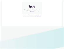 Tablet Screenshot of fp.io